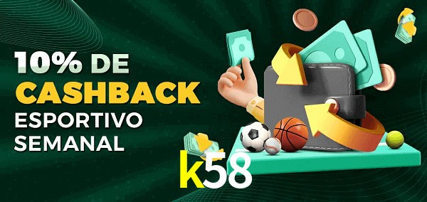 10% de bônus de cashback na k58